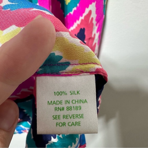 Lilly Pulitzer Multi Hearts a Flutter Elsa Top -XS - Picture 3 of 4